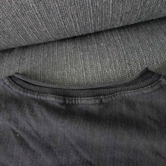 Filatures du Lion Short Sleeve Black Top - Size M - Picture 8 of 11